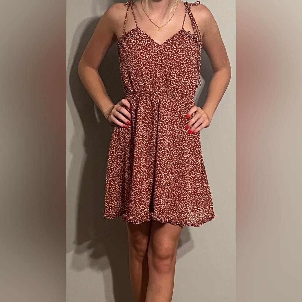 EUC Princess Polly Women’s Floral Red Dress Size 4